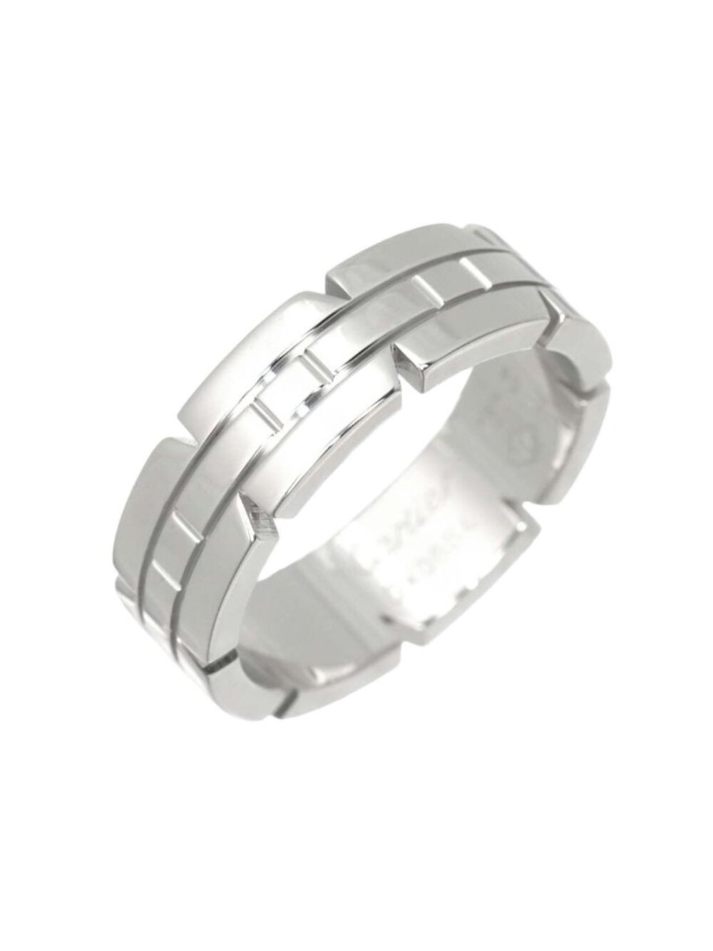 Cartier Tank Francaise 54 Ring 18K White Gold